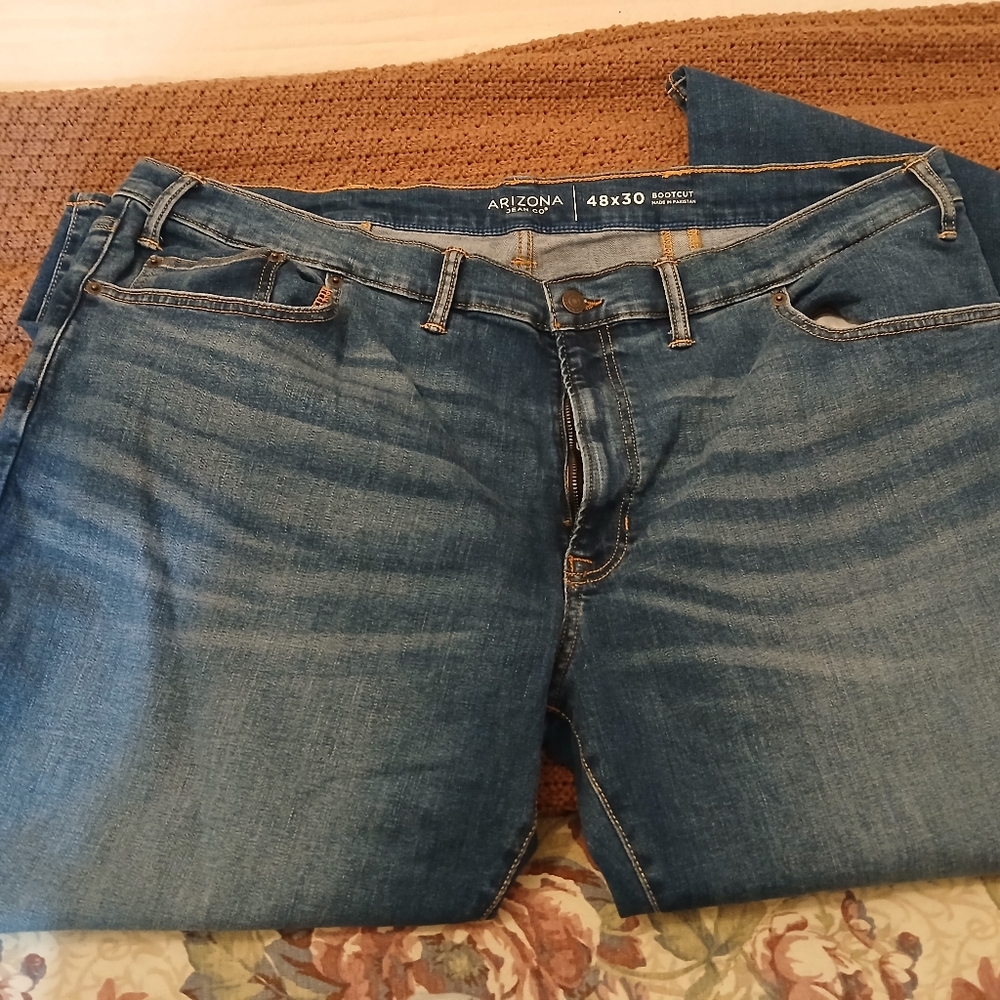 Arizona Jean Company Men's Dark Blue Bootcut Jeans